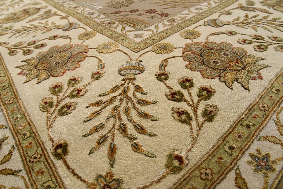Ковер ручной вязки RAJASTAN из шелка и шерсти, размер 300x246cm изображение