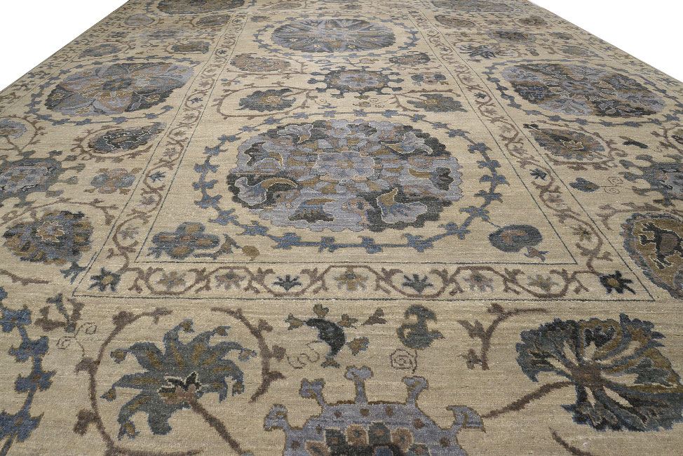 Шерстяной ковер ручной вязки Ковер "Купон", размер 373x270cm изображение