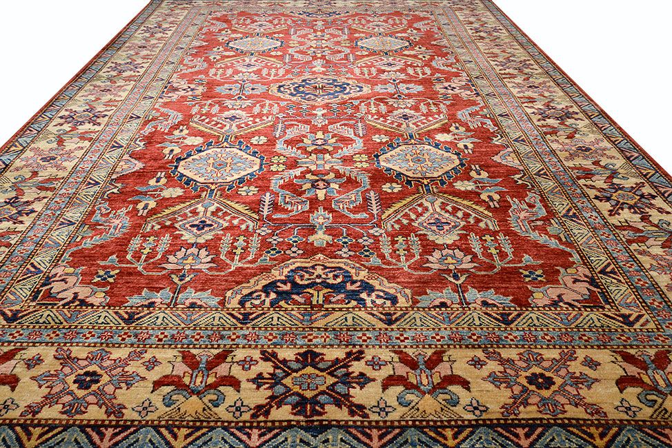 Шерстяной ковер ручной вязки Кавказский ковер, размер 295x214cm изображение