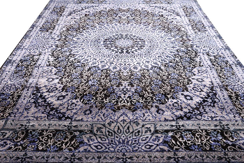 Ковер ручной вязки GOMBAD NEO из шелка и шерсти, размер 243x173cm изображение