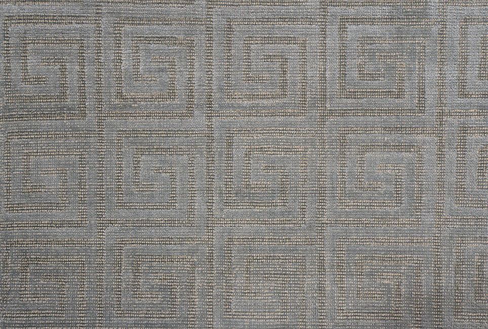 Индийский ковер MADISON из шелка и шерсти Прямоугольный 300x245cm фото крупным планом