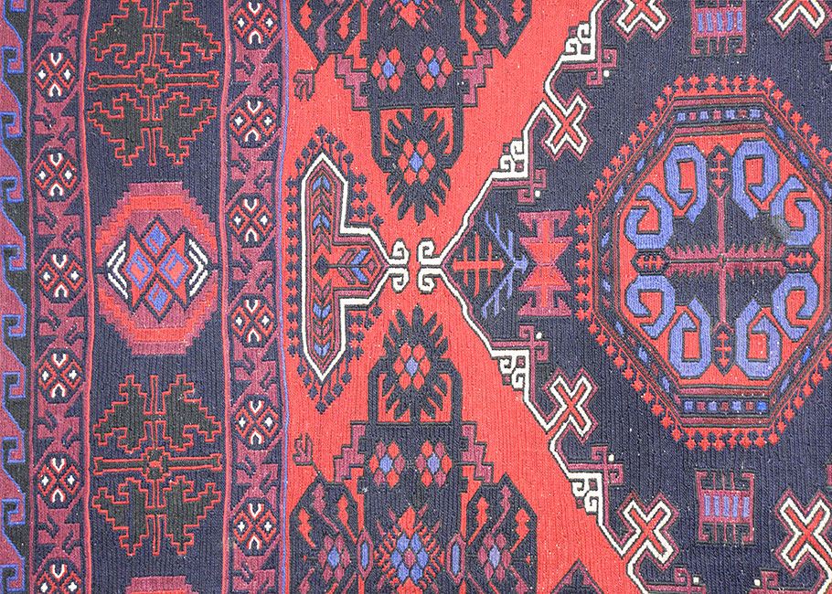Дагестанский ковер SUMAKH безворсовый Прямоугольный 313x195cm фото крупным планом