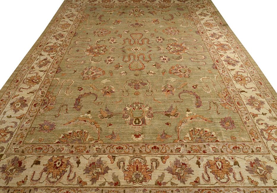 Шерстяной ковер ручной вязки ZIEGLER, размер 377x279cm изображение