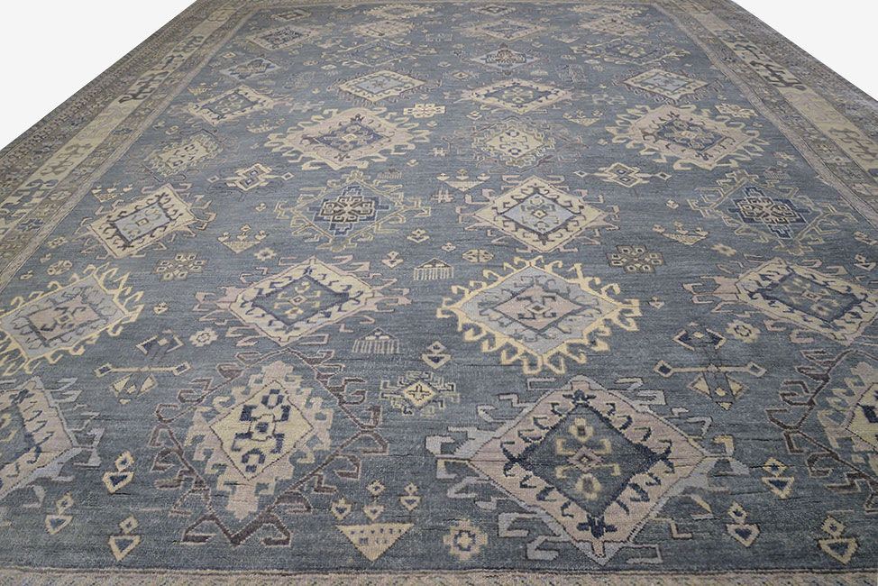 Шерстяной ковер ручной вязки Ковер "Аргайл", размер 357x270cm изображение