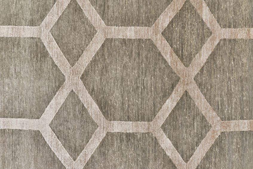 Ковер ручной вязки DIAMOND из шелка и шерсти, размер 306x247cm изображение