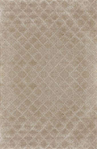 Современный Индийский ковер Douglas №2958 276x182cm из шерсти и бамб. шелка в стиле модерн
