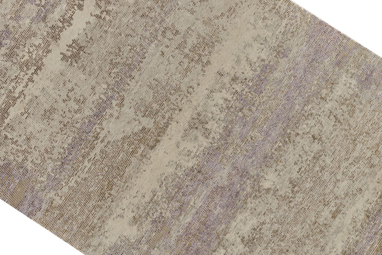 Непальский ковер OSTIN из шелка и шерсти Прямоугольный 266x184cm фото крупным планом