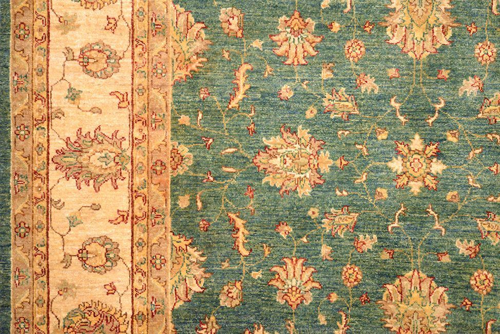 Пакистанский ковер Ковер "Зиглер" шерстяной Квадратный 213x204cm фото крупным планом