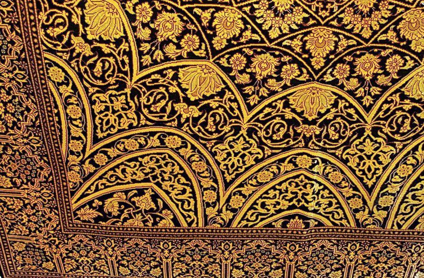 Шелковый ковер ручной вязки QOM, размер 300x200cm изображение