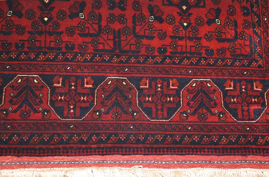 Шерстяной ковер ручной вязки BELEJI, размер 150x100cm изображение