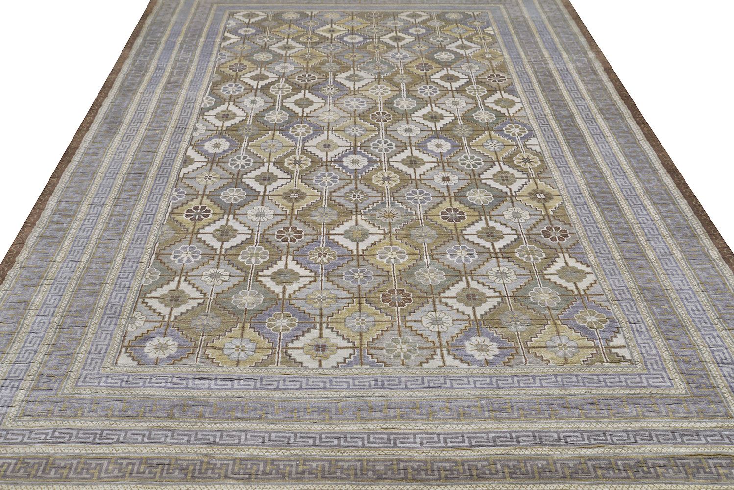 Шелковый ковер ручной вязки KASHKAR, размер 285x180cm изображение