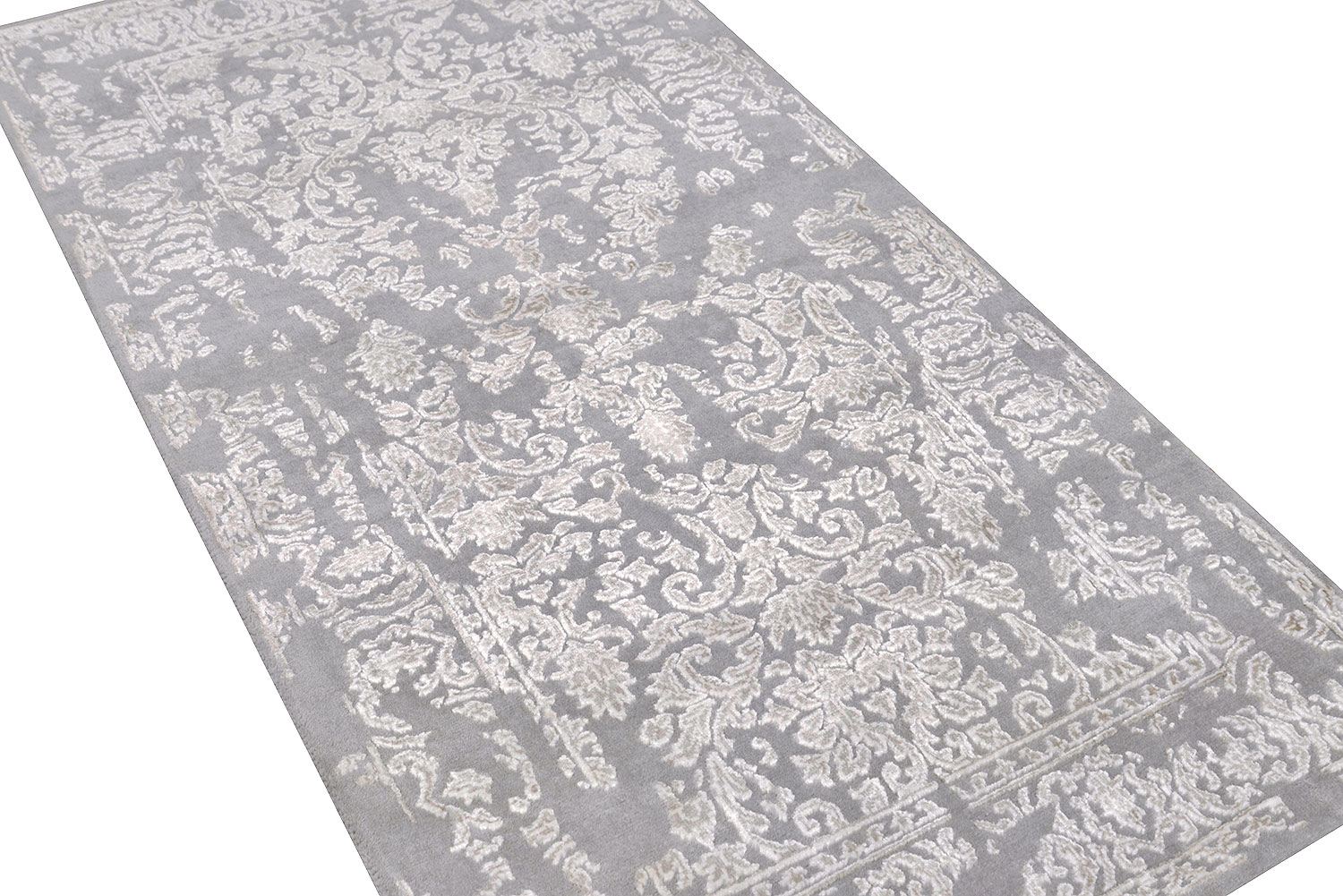Ковер ручной вязки SHABBY CLASSIC из шелка и шерсти, размер 145x73cm изображение