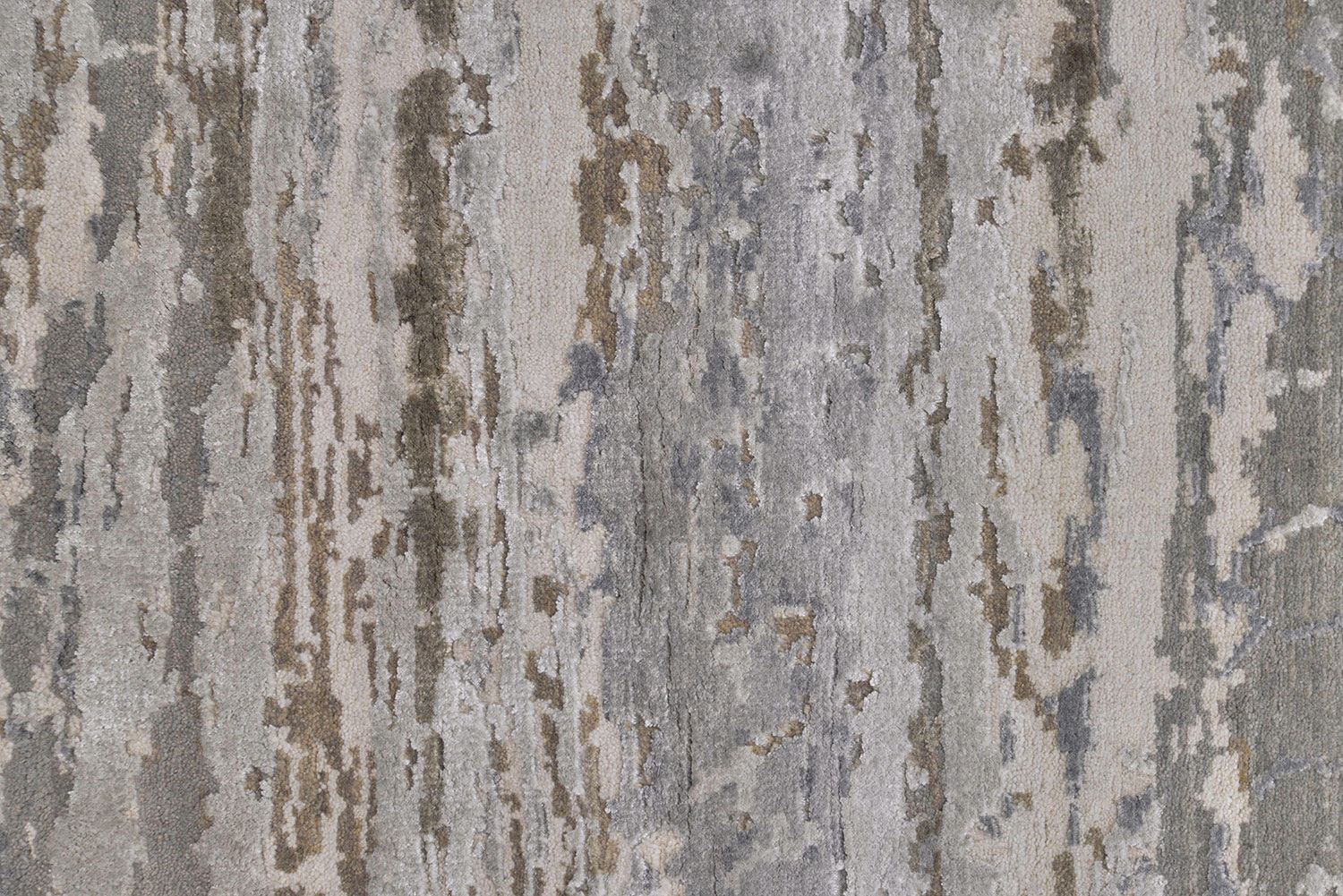 Индийский ковер ALDO из шелка и шерсти Прямоугольный 302x198cm фото крупным планом