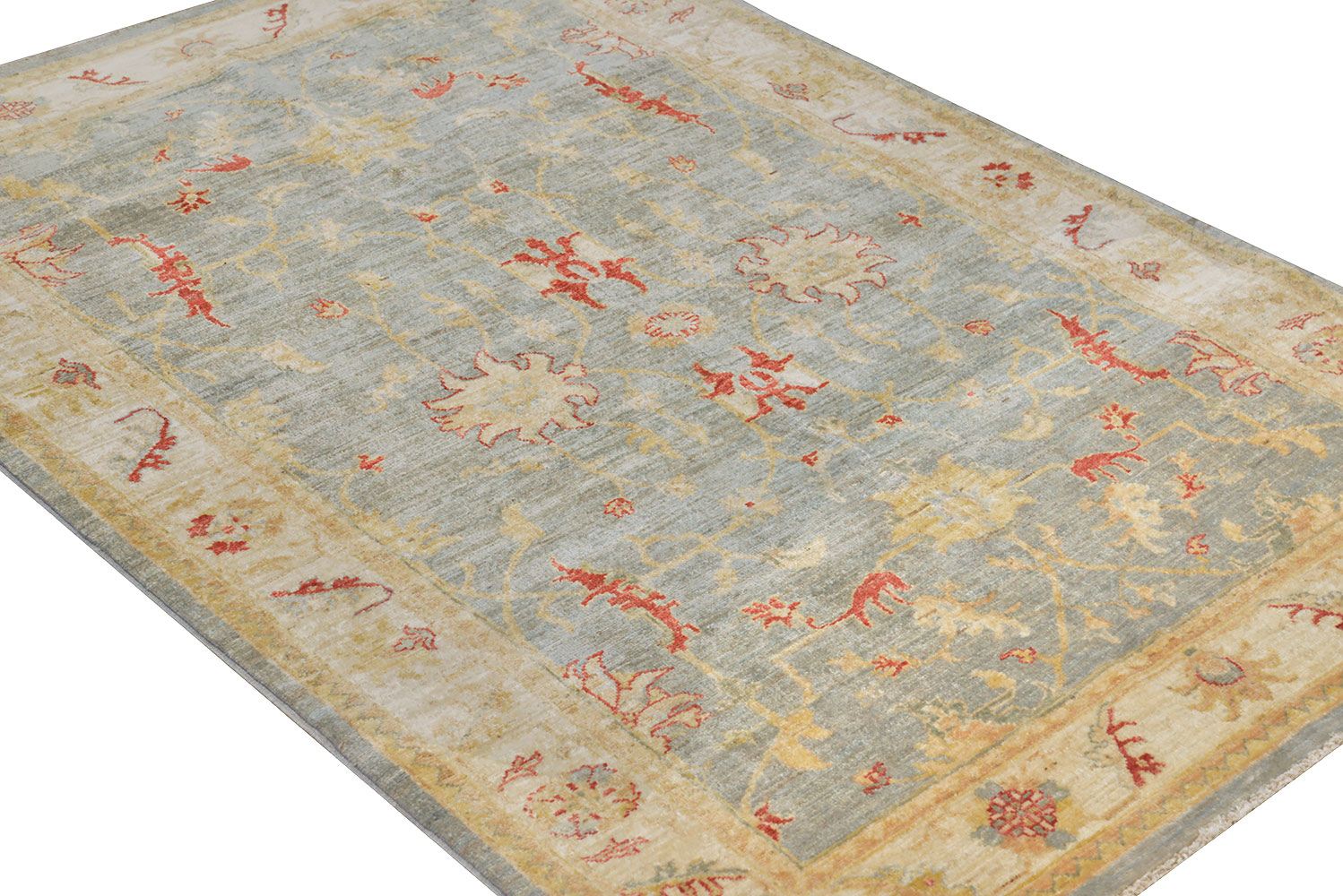 Пакистанский ковер ZIEGLER шерстяной Прямоугольный 180x126cm фото крупным планом