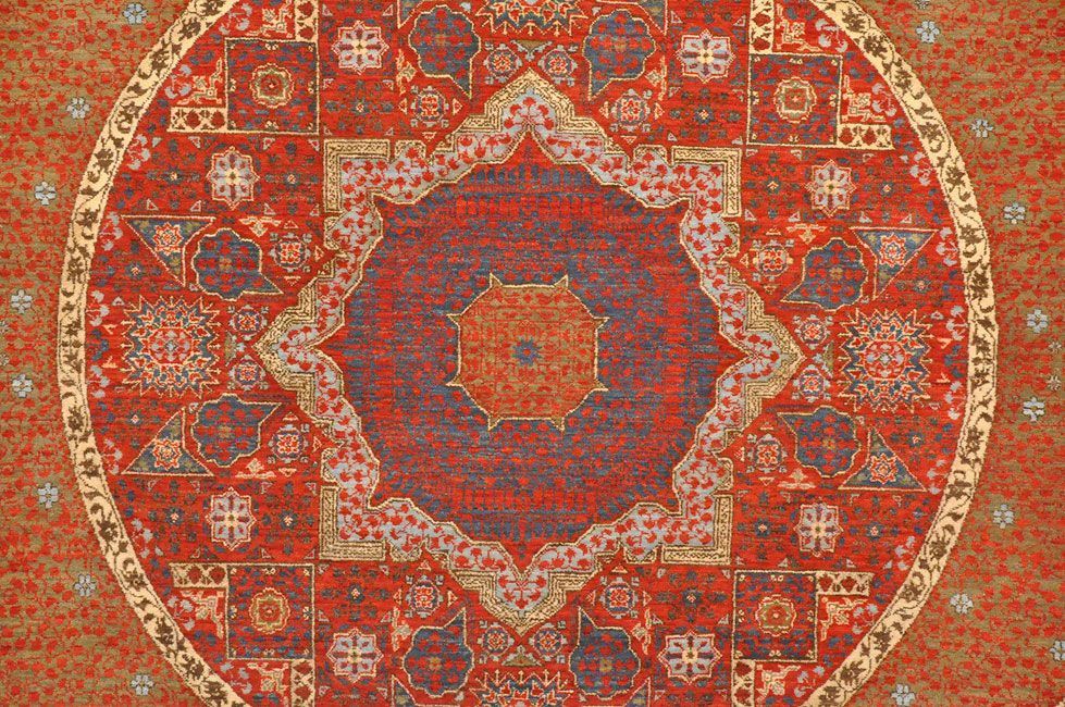 Ковер ручной работы MAMLUK 185x185cm фотография