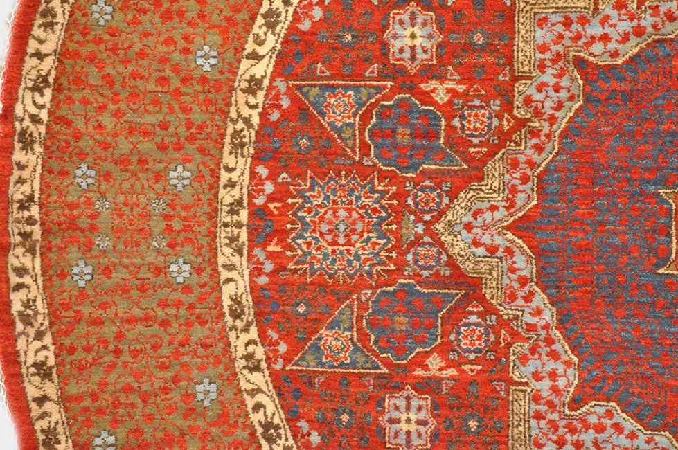 Шерстяной ковер ручной вязки MAMLUK, размер 185x185cm изображение