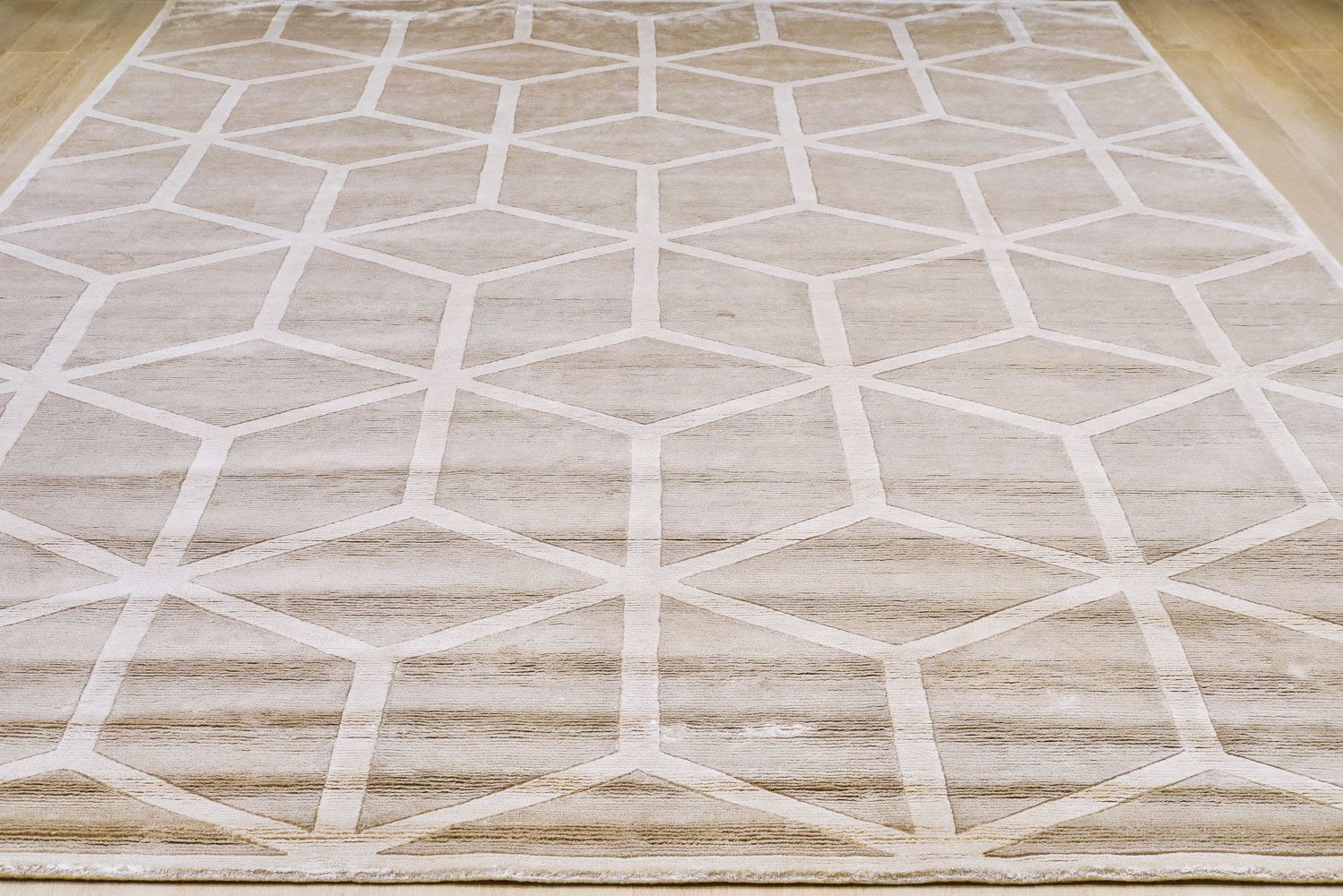 Шелковый ковер ручной вязки GRID, размер 300x248cm изображение