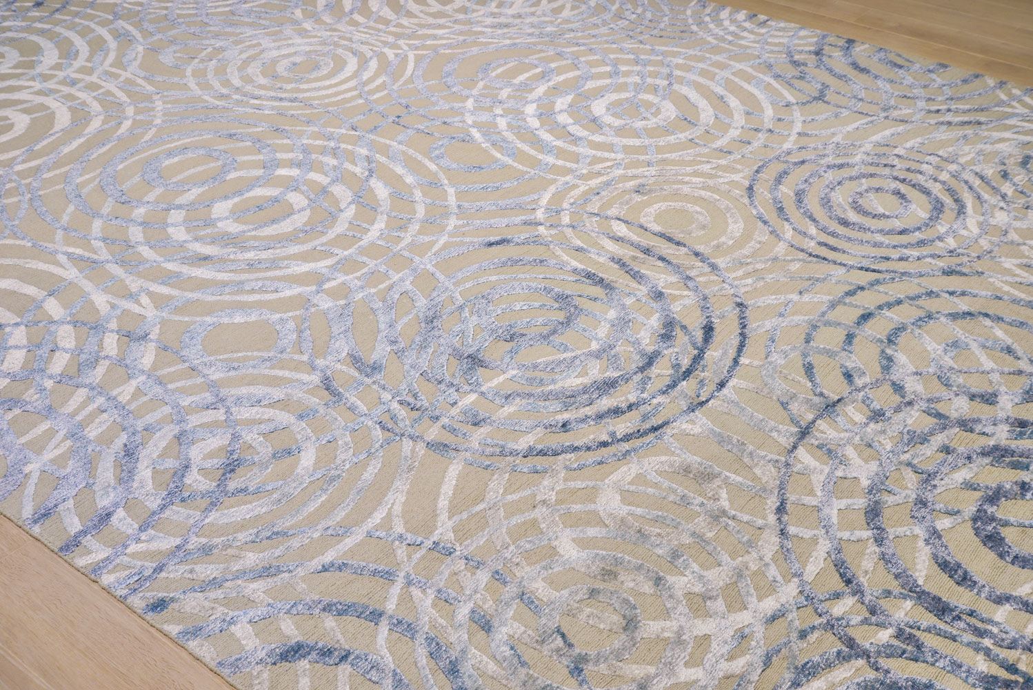 Ковер ручной вязки HOOP из шелка и шерсти, размер 361x275cm изображение