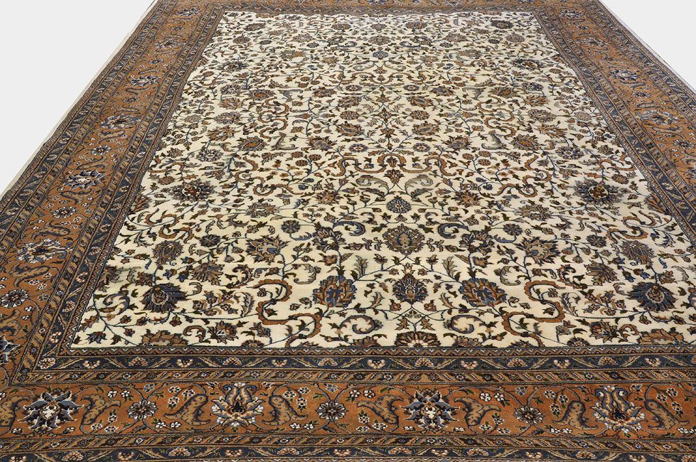 Шерстяной ковер ручной вязки KASHAN, размер 312x242cm изображение