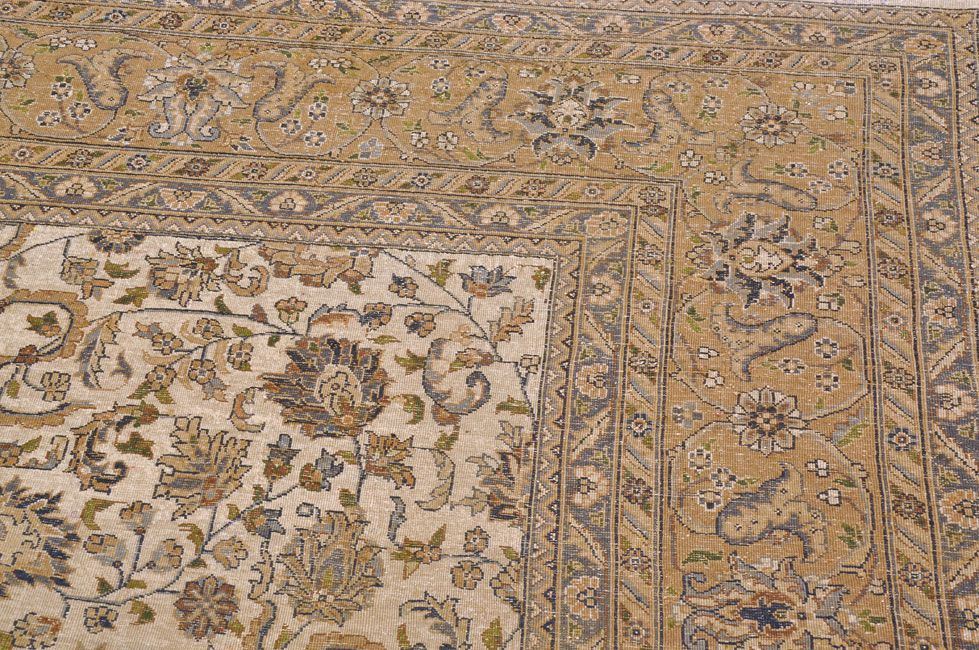 Прямоугольный Индийский ковер ручного плетения KASHAN 312x242cm смотреть фото