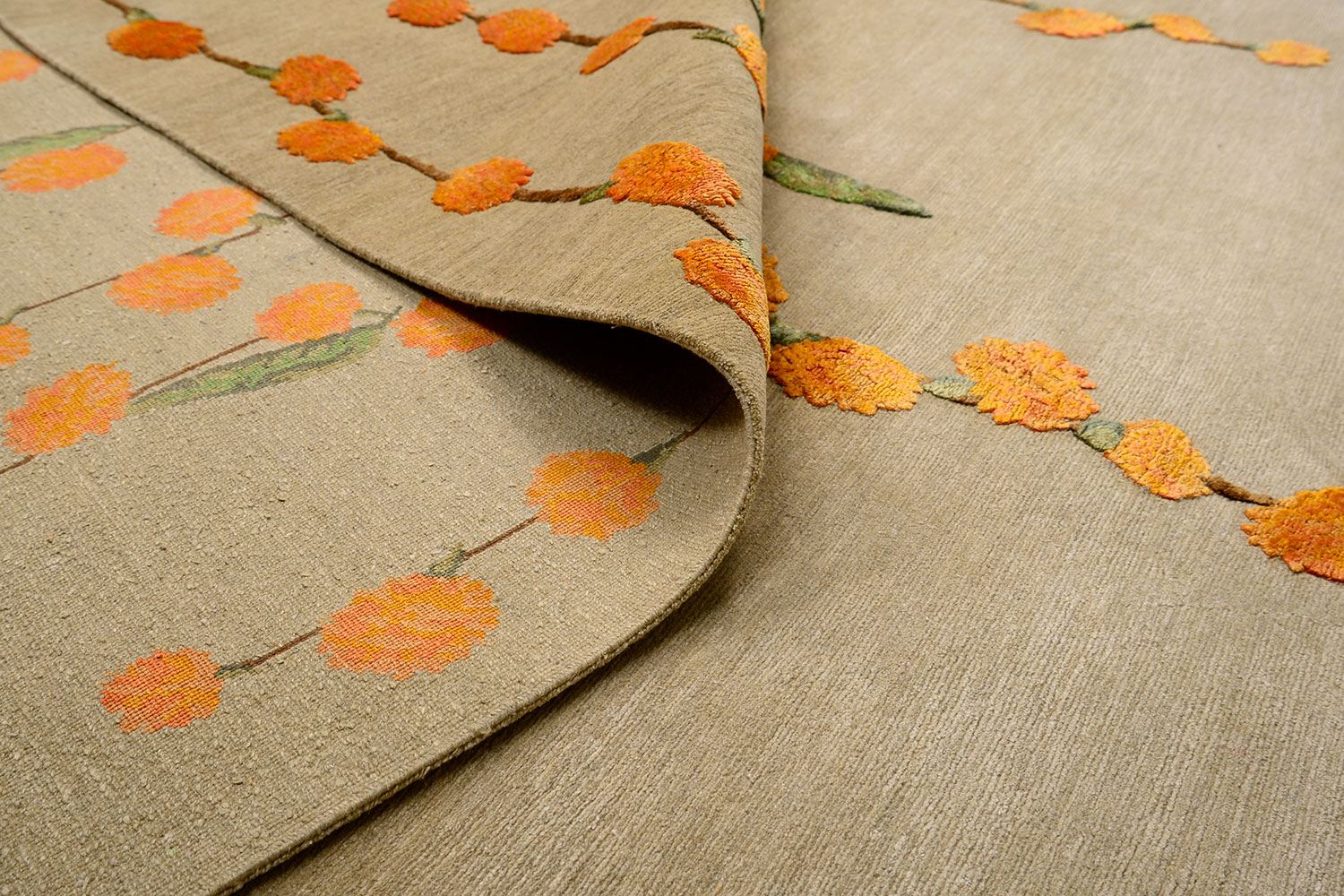 Ковер ручной вязки MARIGOLDS из шелка и шерсти, размер 305x244cm изображение