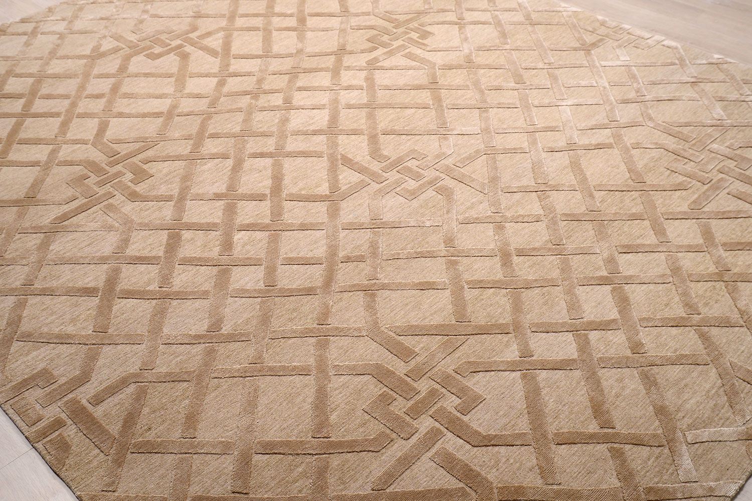 Ковер ручной вязки MANTRA из шелка и шерсти, размер 302x246cm изображение