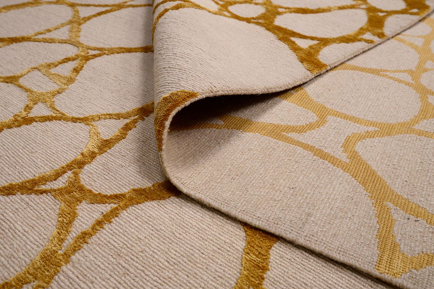Ковер ручной работы RIBBON GOLD 297x201cm фотография