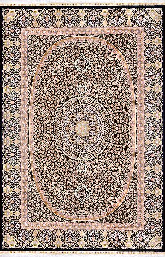Шелковый Индийский ковер Medallion №3341 267x170cm