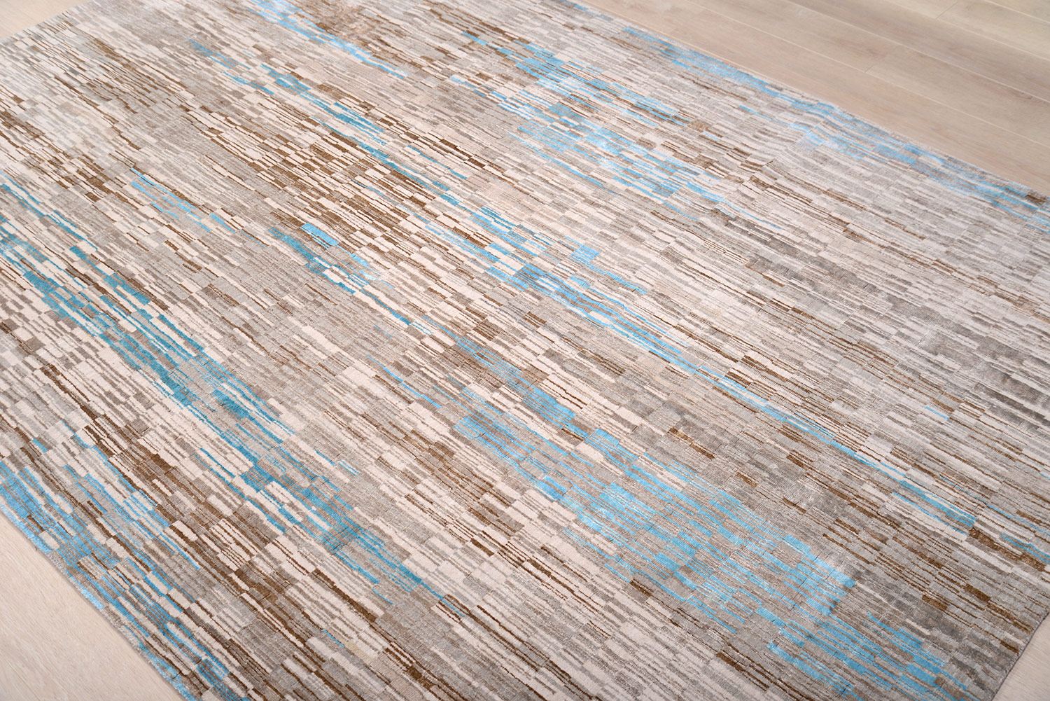 Ковер ручной вязки ALDO из шелка и шерсти, размер 241x168cm изображение