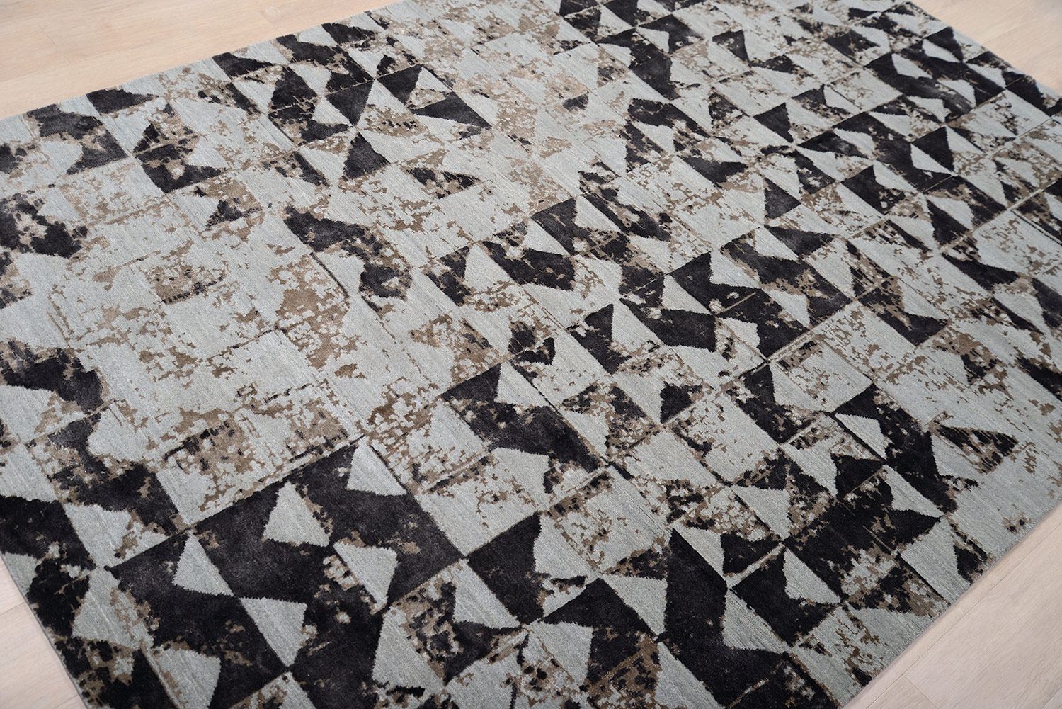 Ковер ручной вязки ALDO из шелка и шерсти, размер 241x168cm изображение