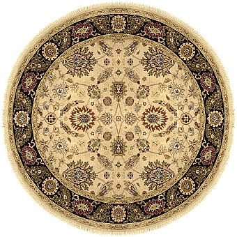 Шерстяной Индийский ковер Agra №1055 184x184cm