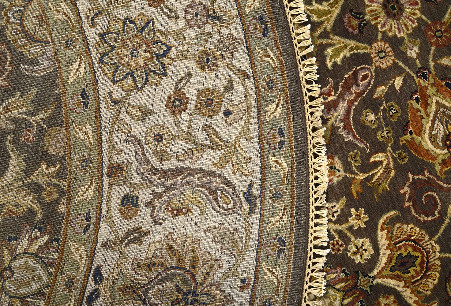 Шерстяной ковер ручной вязки AGRA, размер 246x246cm изображение