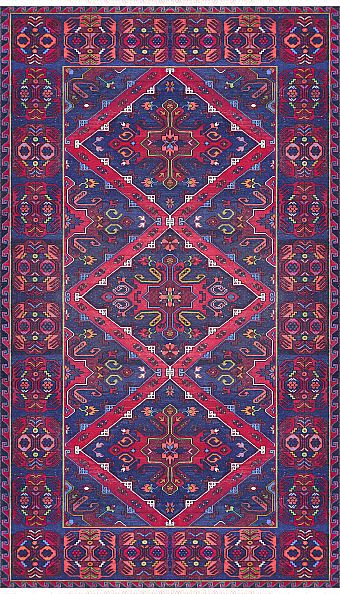 Безворсовый Дагестанский ковер Sumakh №3379 376x219cm из шерсти