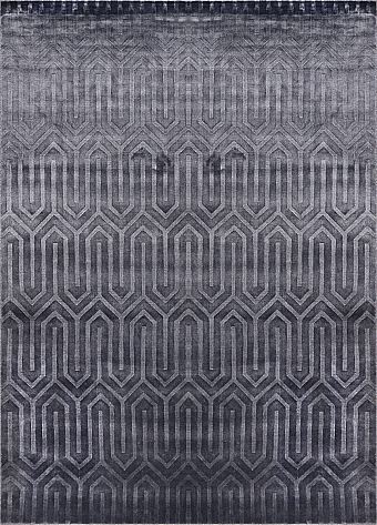 Индийский Puare ковер №3394 248x172cm из шелка и шерсти