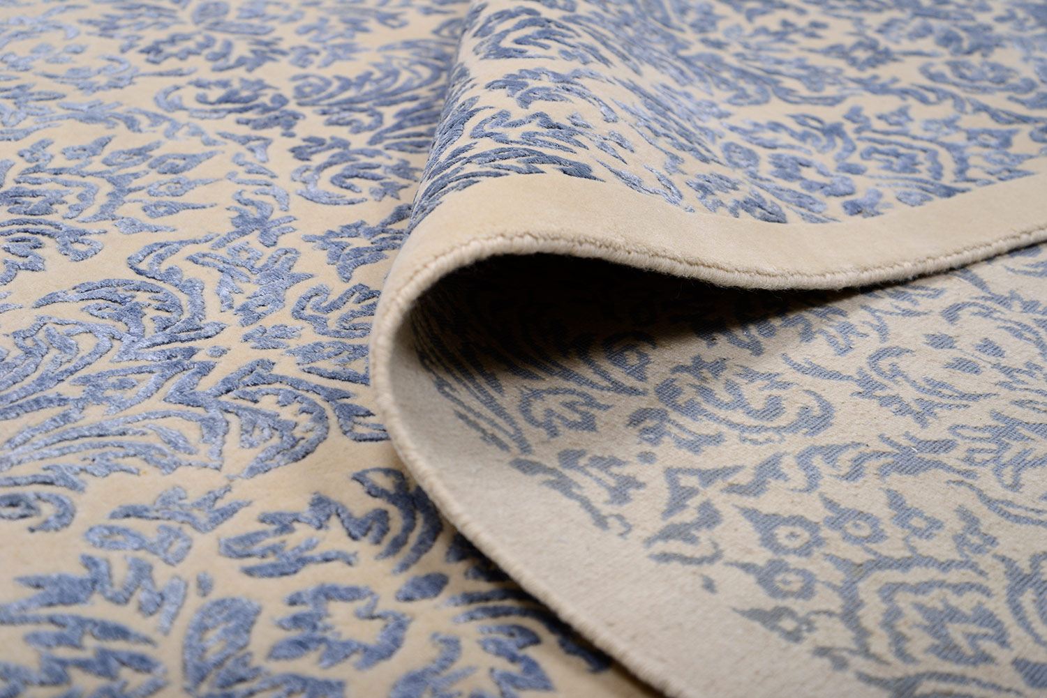 Ковер ручной вязки DAMASK из шелка и шерсти, размер 372x271cm изображение