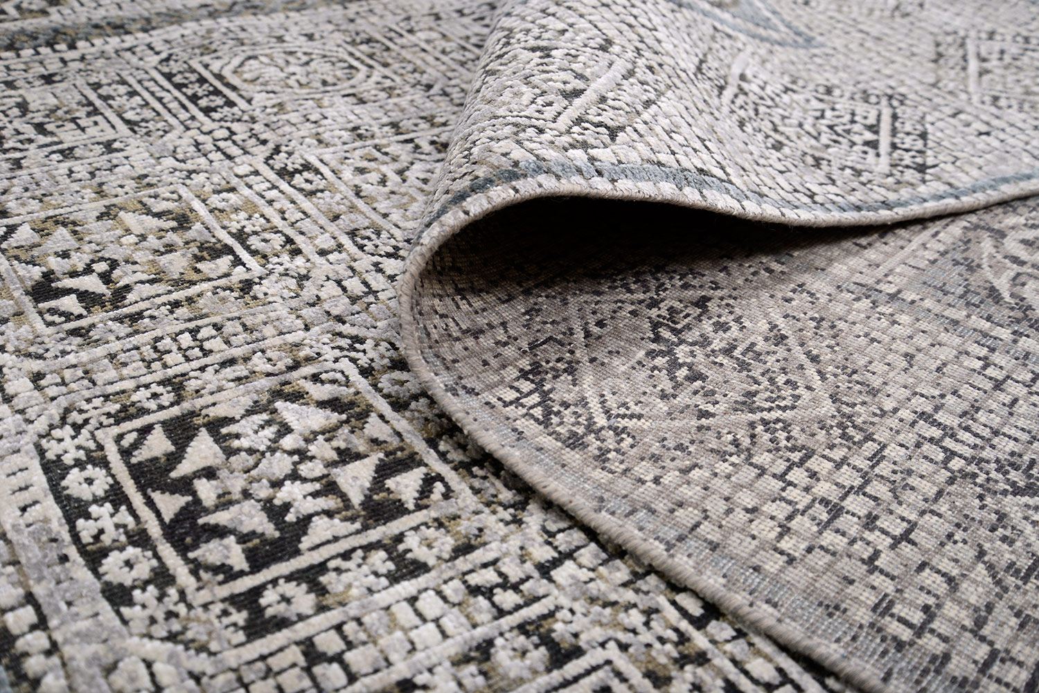 Ковер ручной вязки MOSAIC из шелка и шерсти, размер 375x267cm изображение