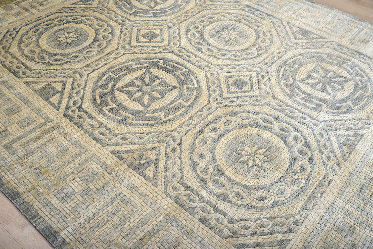 Шелковый ковер ручной вязки MOSAIC BARDO, размер 295x251cm изображение
