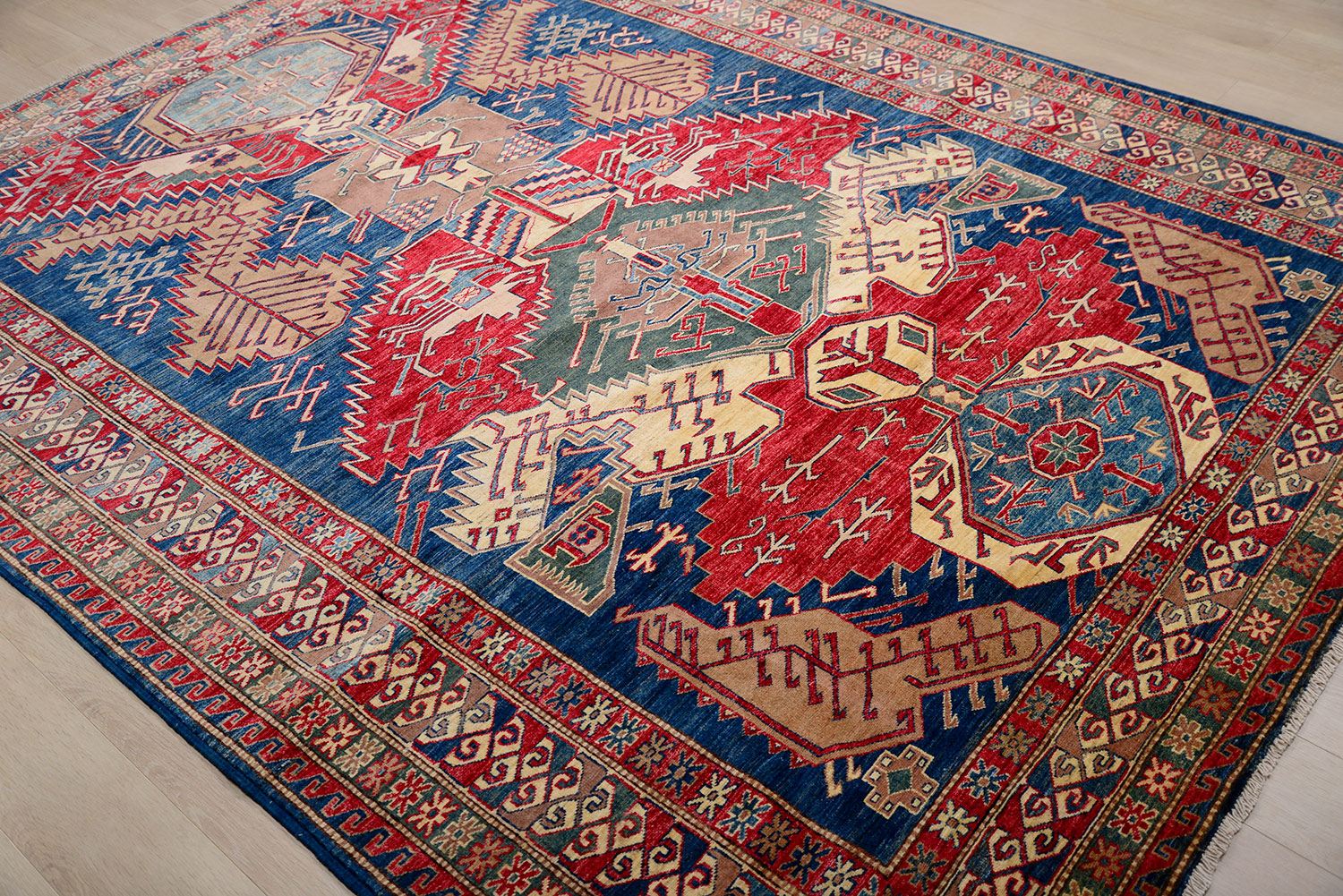 Шерстяной ковер ручной вязки KAZAKH, размер 279x222cm изображение