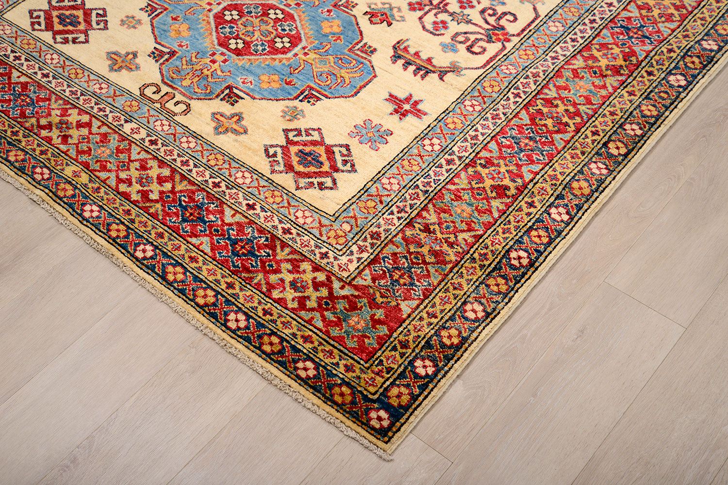 Шерстяной ковер ручной вязки KAZAKH, размер 234x173cm изображение