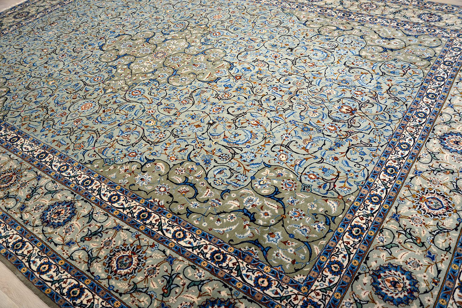 Шерстяной ковер ручной вязки KASHAN, размер 430x315cm изображение