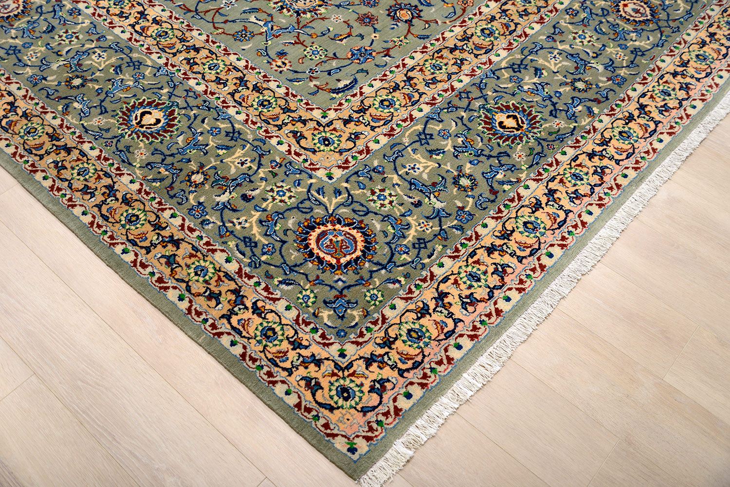 Шерстяной ковер ручной вязки KASHAN, размер 525x410cm изображение