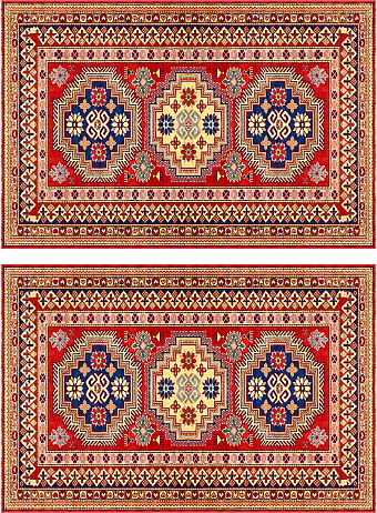 Шерстяной Азербайджанский ковер Shirvan №3514 155x103cm