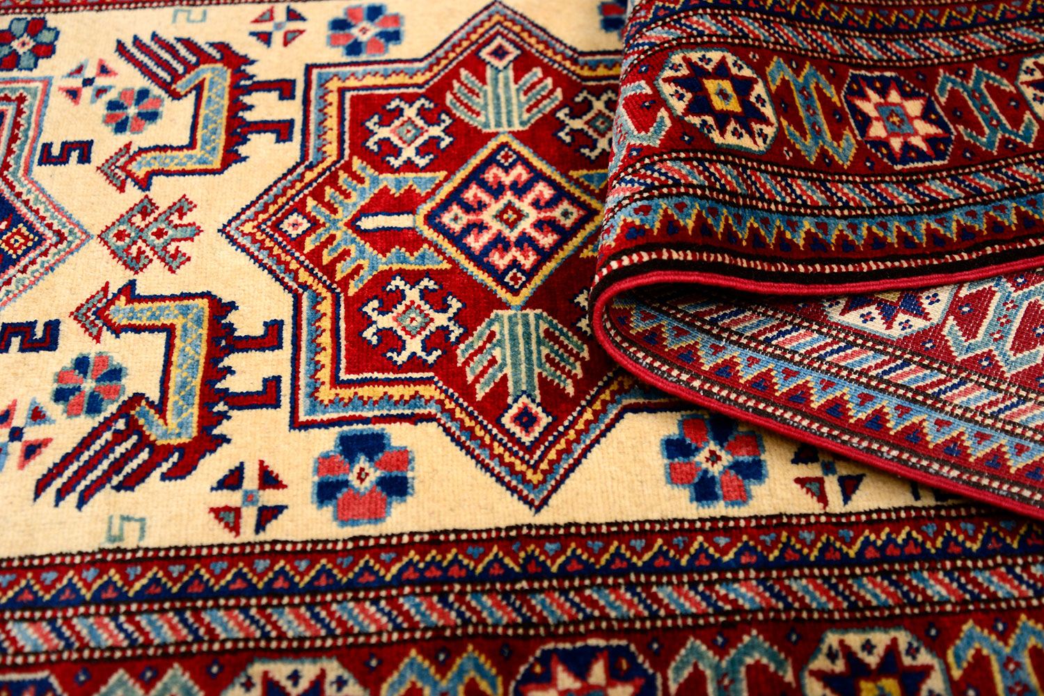 Шерстяной ковер ручной вязки SHIRVAN, размер 291x81cm изображение