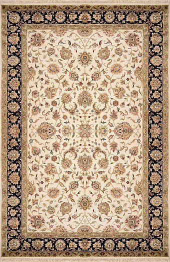 Индийский Rajastan ковер №1940 299x196cm из шелка и шерсти