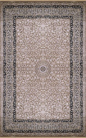 Современный Индийский ковер Rajastan Neo №2212 295x198cm из шерсти и бамб. шелка в стиле неоклассика