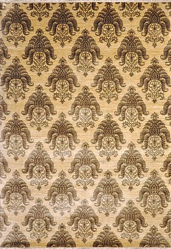 Современный Индийский ковер Arabesque №1165 268x188cm из шерсти в стиле неоклассика