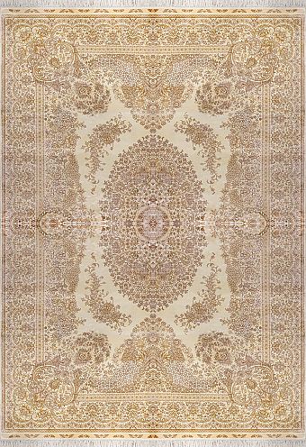 Современный Турецкий ковер Hereke №3544 271x182cm из шелка в стиле неоклассика