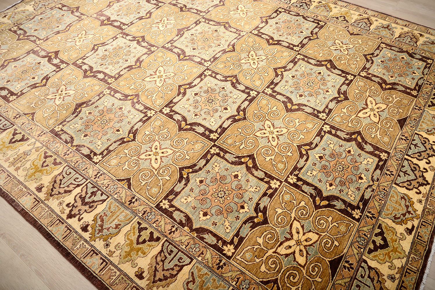 Шерстяной ковер ручной вязки SALTANI, размер 345x274cm изображение