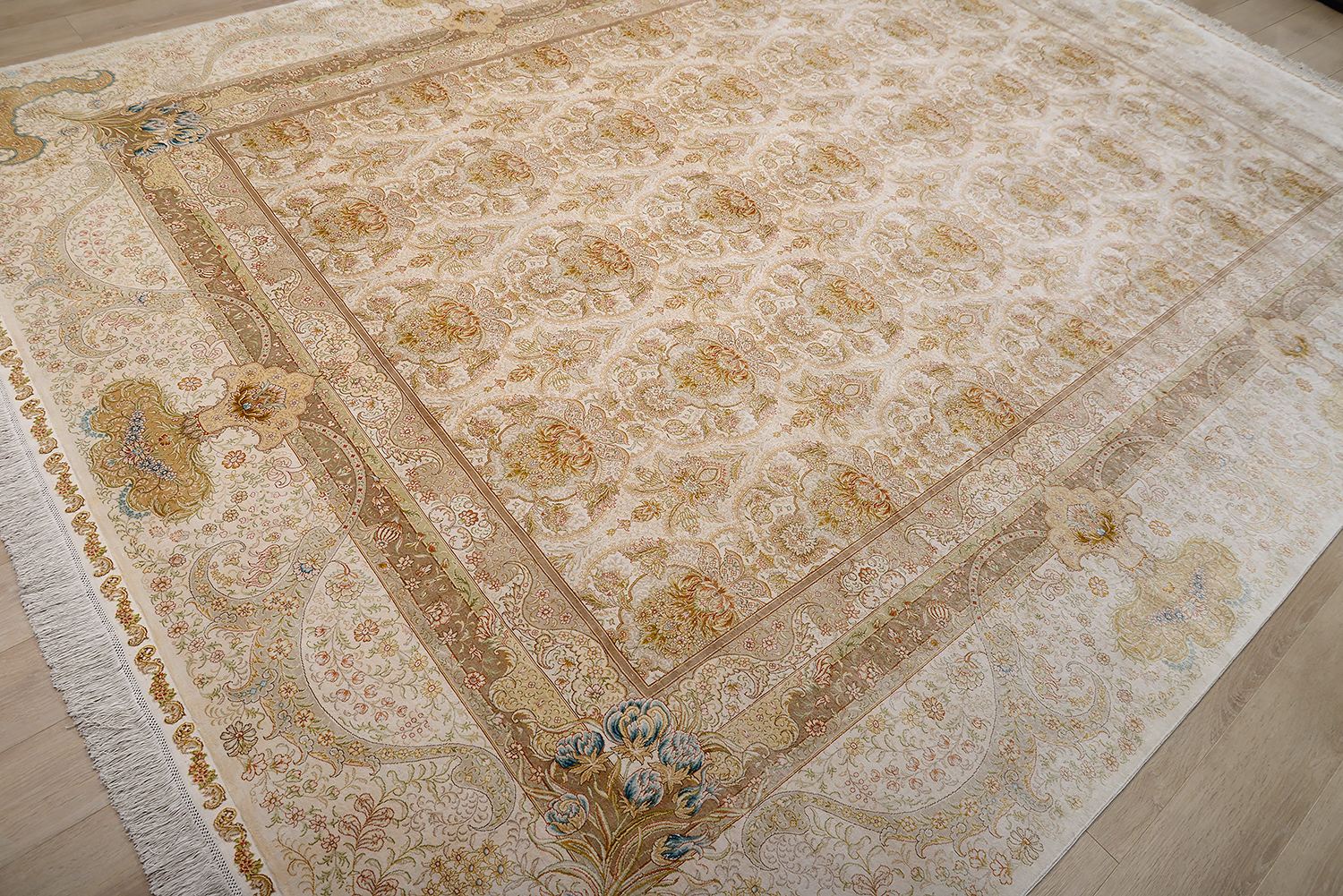 Шелковый ковер ручной вязки ROCAILLE, размер 368x279cm изображение