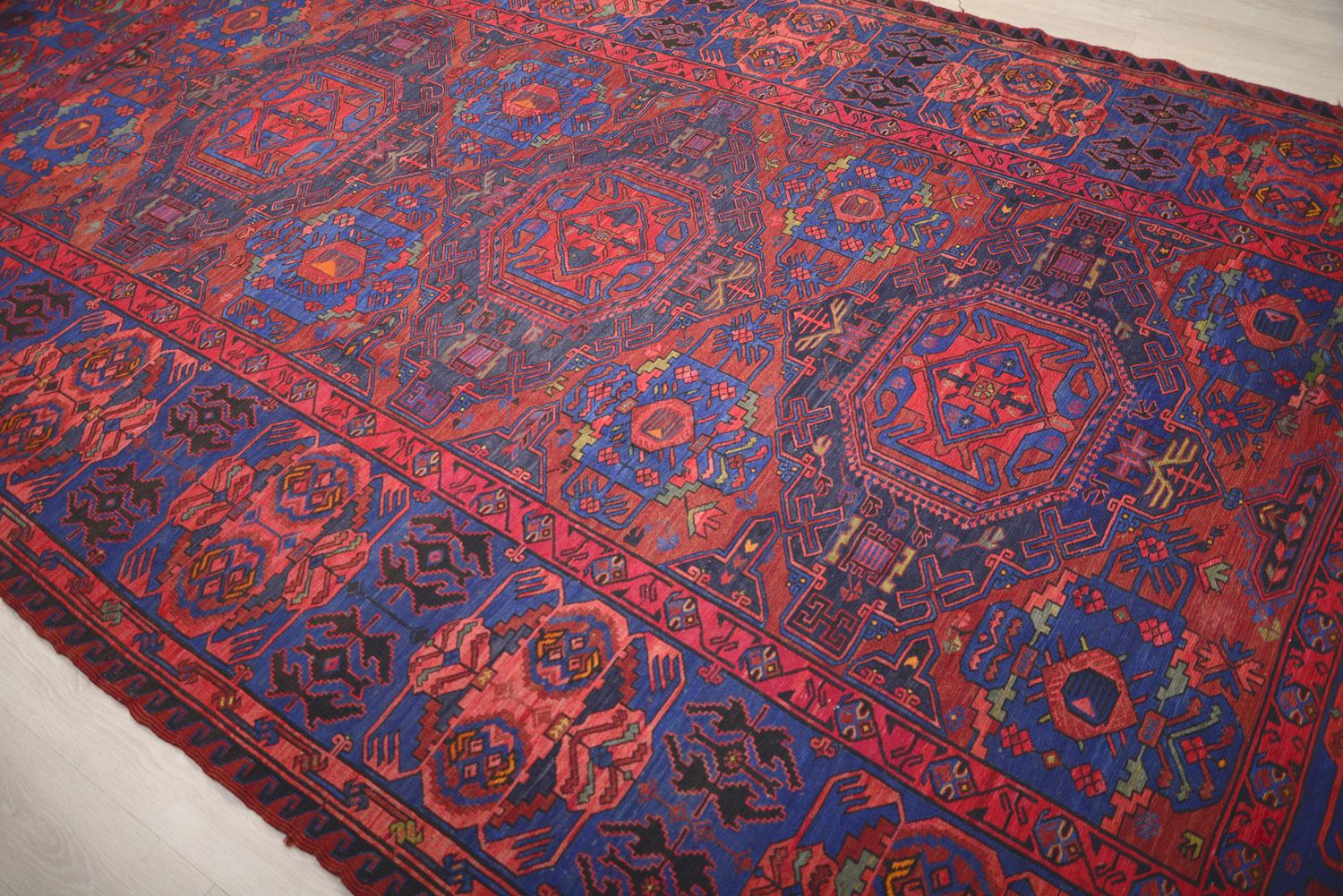 Безворсовый ковер ручной вязки SUMAKH, размер 420x220cmизображение